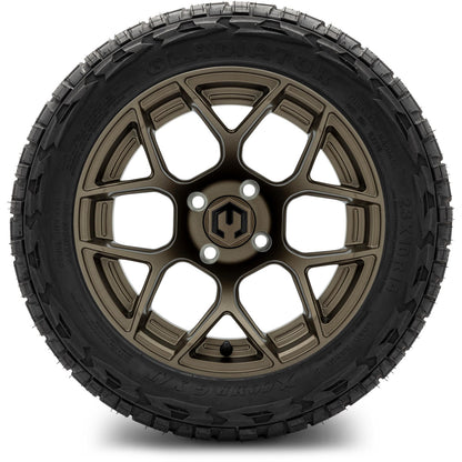 MODZ® 14" Renegade Matte Bronze Wheels & Off-Road Tires Combo (Xcomp Gladiator 23-10-14 Radial)