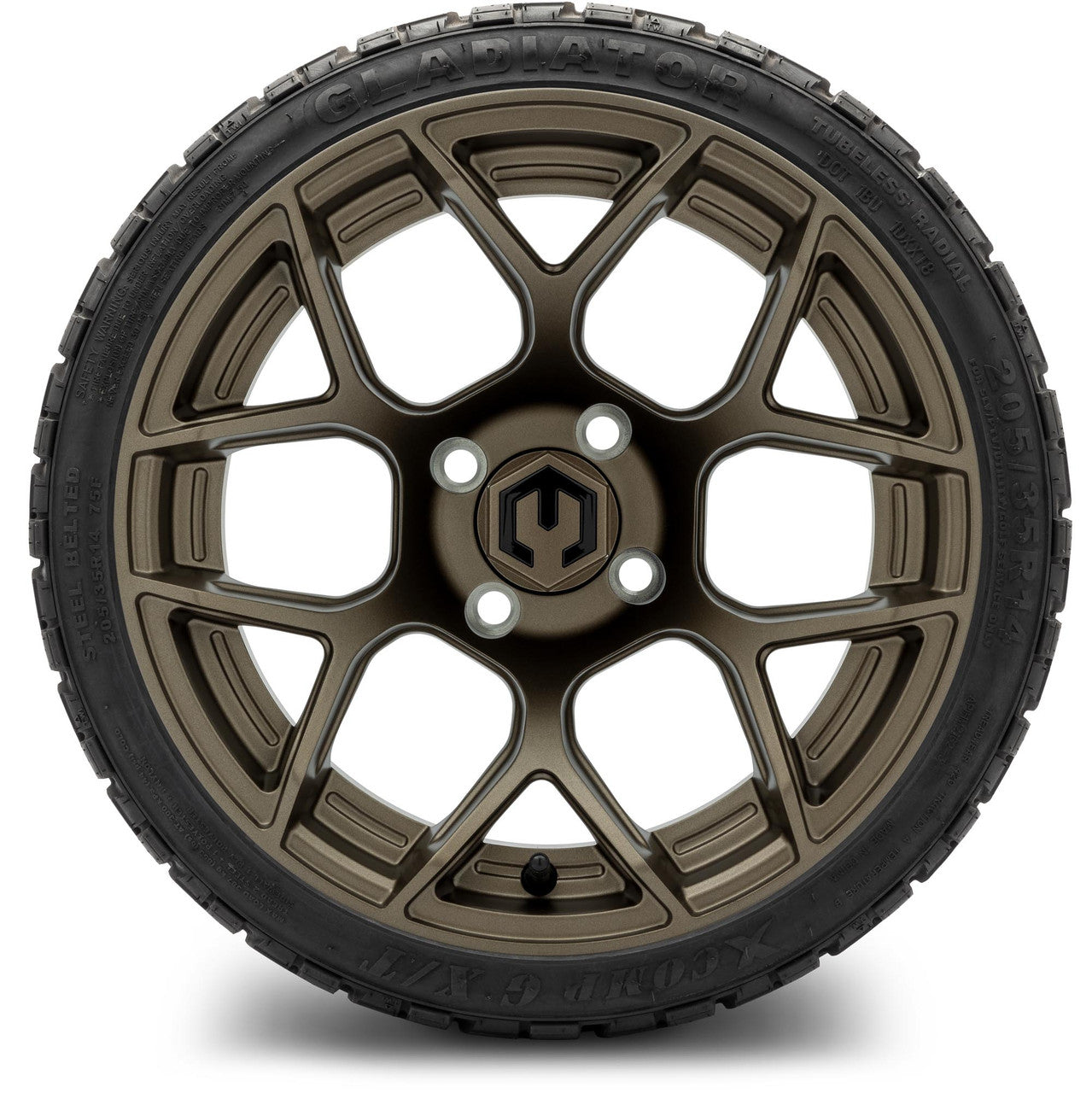 MODZ® 14" Renegade Matte Bronze Wheels & Off-Road Tires Combo (Arisun X-Trail All-Terrain 23x10-14)