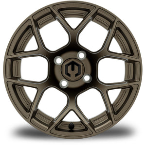 MODZ® 14" Renegade Matte Bronze Wheels & Street Tires Combo (Arisun X-Sport 205/30-14)