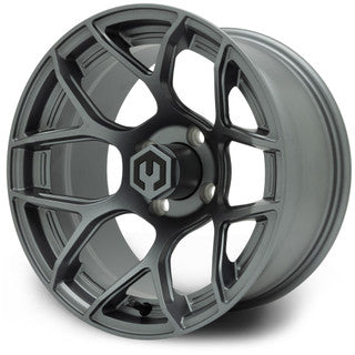 MODZ® 14" Renegade Gunmetal Wheels & Street Tires Combo (Arisun X-Sport 205/30-14)