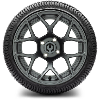 MODZ® 14" Renegade Gunmetal Wheels & Street Tires Combo (Arisun X-Sport 205/30-14)