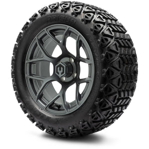 MODZ® 14" Renegade Gunmetal Wheels & Off-Road Tires Combo (Arisun X-Trail All-Terrain 23x10-14)