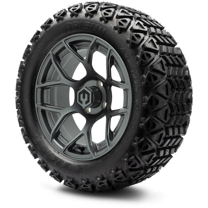 MODZ® 14" Renegade Gunmetal Wheels & Off-Road Tires Combo (Arisun X-Trail All-Terrain 23x10-14)