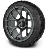 MODZ® 14" Renegade Gunmetal Wheels & Street Tires Combo (MODZ Guardian 205/30-14)