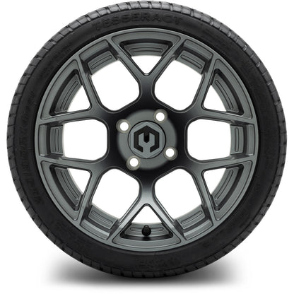 MODZ® 14" Renegade Gunmetal Wheels & Street Tires Combo (MODZ Street Fox Radial 23x10-14)