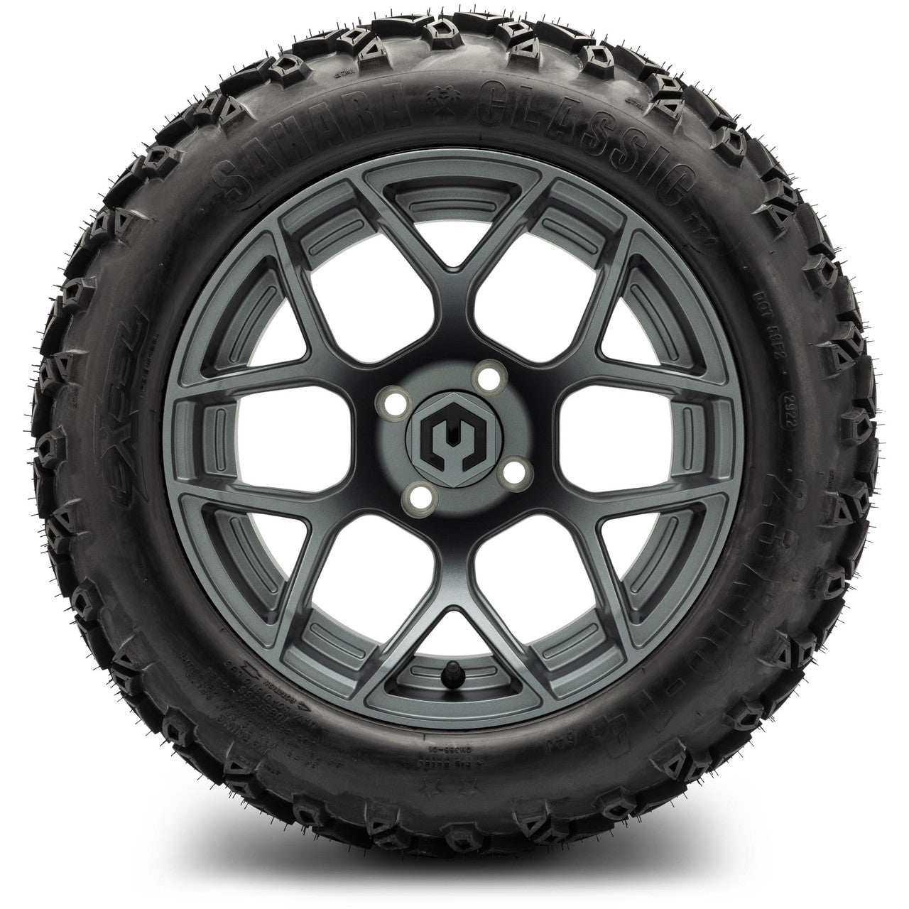 MODZ® 14" Renegade Gunmetal Wheels & Off-Road Tires Combo (Arisun X-Armory All-Terrain 23x10-14 Radial)