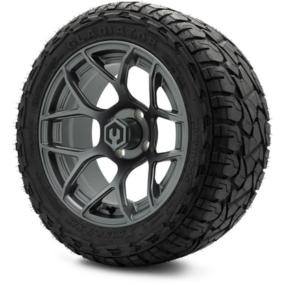 MODZ® 14" Renegade Gunmetal Wheels & Off-Road Tires Combo (Arisun X-Armory All-Terrain 23x10-14 Radial)