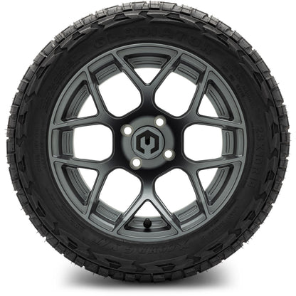 MODZ® 14" Renegade Gunmetal Wheels & Off-Road Tires Combo (Xcomp Gladiator 23-10-14 Radial)