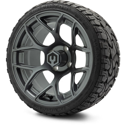MODZ® 14" Renegade Gunmetal Wheels & Off-Road Tires Combo (Arisun X-Trail All-Terrain 23x10-14)