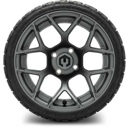 MODZ® 14" Renegade Gunmetal Wheels & Off-Road Tires Combo (Arisun X-Trail All-Terrain 23x10-14)