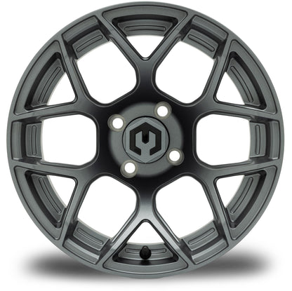 MODZ® 14" Renegade Gunmetal Wheels & Street Tires Combo (Arisun X-Sport 205/30-14)