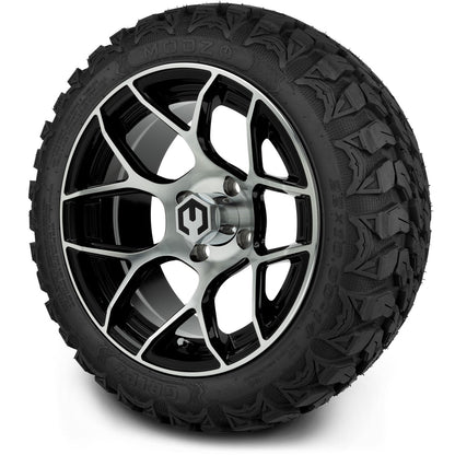 MODZ® 14" Renegade Machined Black Wheels & Off-Road Tires Combo (Arisun X-Trail All-Terrain 23x10-14)