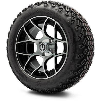 MODZ® 14" Renegade Machined Black Wheels & Off-Road Tires Combo (Arisun X-Trail All-Terrain 23x10-14)