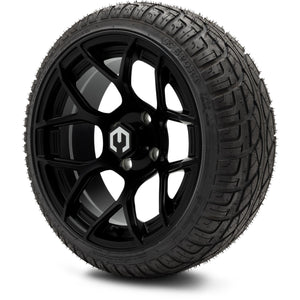 MODZ® 14" Renegade Matte Black Wheels & Street Tires Combo (Arisun X-Sport 205/30-14)