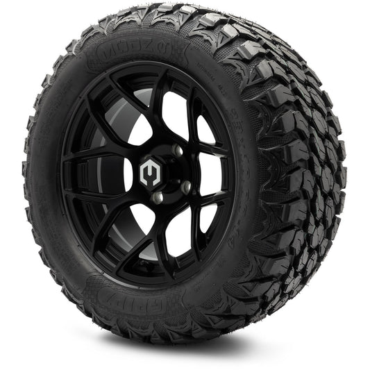 MODZ® 14" Renegade Matte Black Wheels & Off-Road Tires Combo (MODZ Gripz 23x10-14)