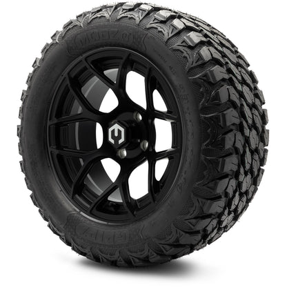 MODZ® 14" Renegade Matte Black Wheels & Off-Road Tires Combo (Xcomp Gladiator 23-10-14 Radial)