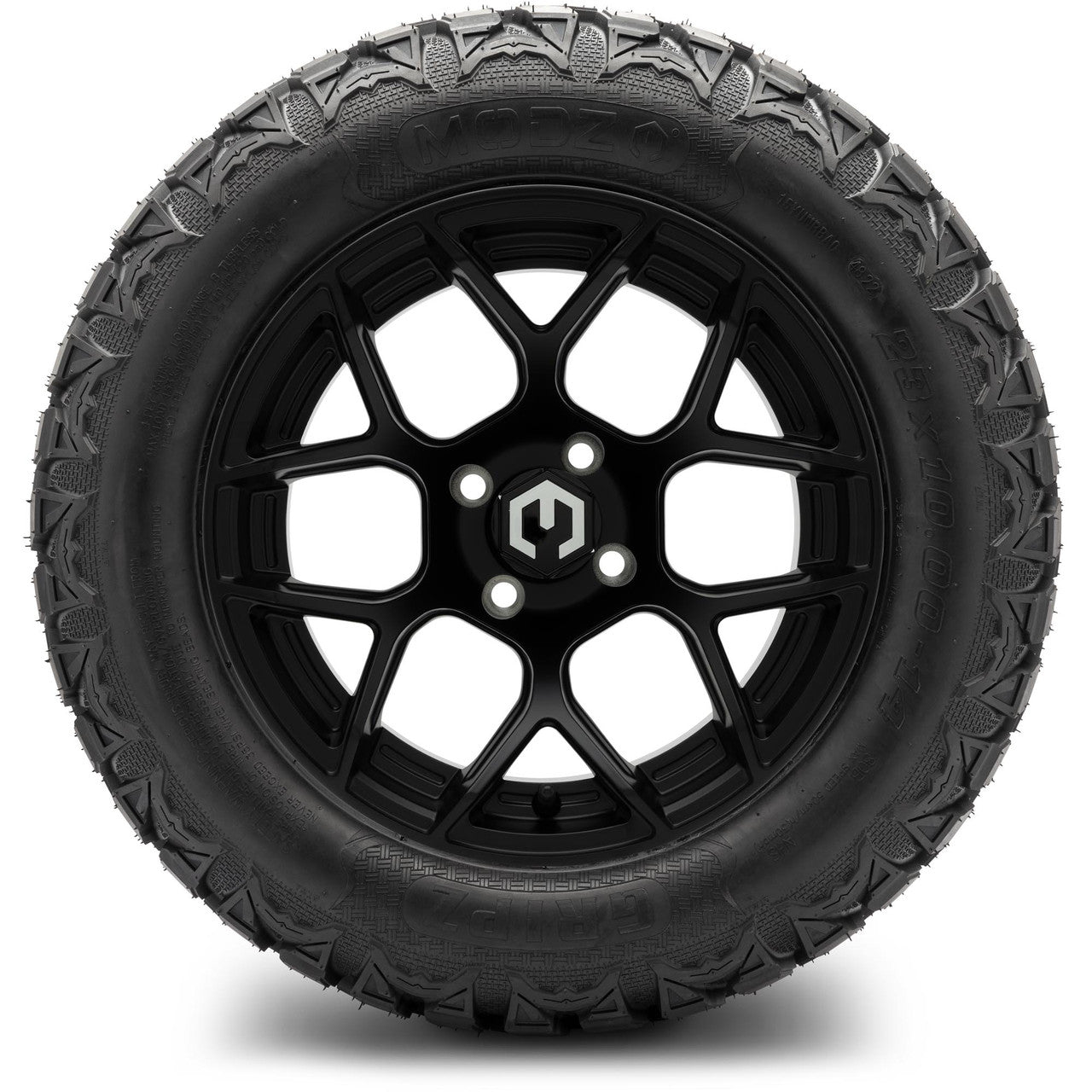 MODZ® 14" Renegade Matte Black Wheels & Off-Road Tires Combo (Arisun X-Trail All-Terrain 23x10-14)