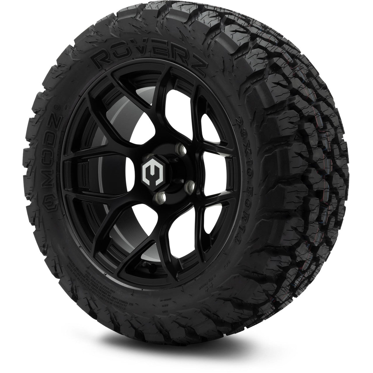 MODZ® 14" Renegade Matte Black Wheels & Off-Road Tires Combo (Arisun X-Armory All-Terrain 23x10-14 Radial)