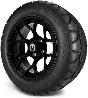 MODZ® 14" Renegade Matte Black Wheels & Street Tires Combo (MODZ Street Fox Radial 23x10-14)
