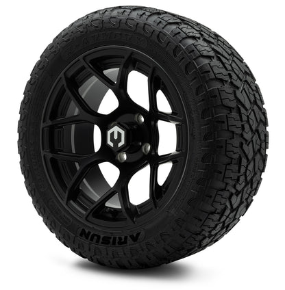 MODZ® 14" Renegade Matte Black Wheels & Off-Road Tires Combo (Xcomp Gladiator 23-10-14 Radial)