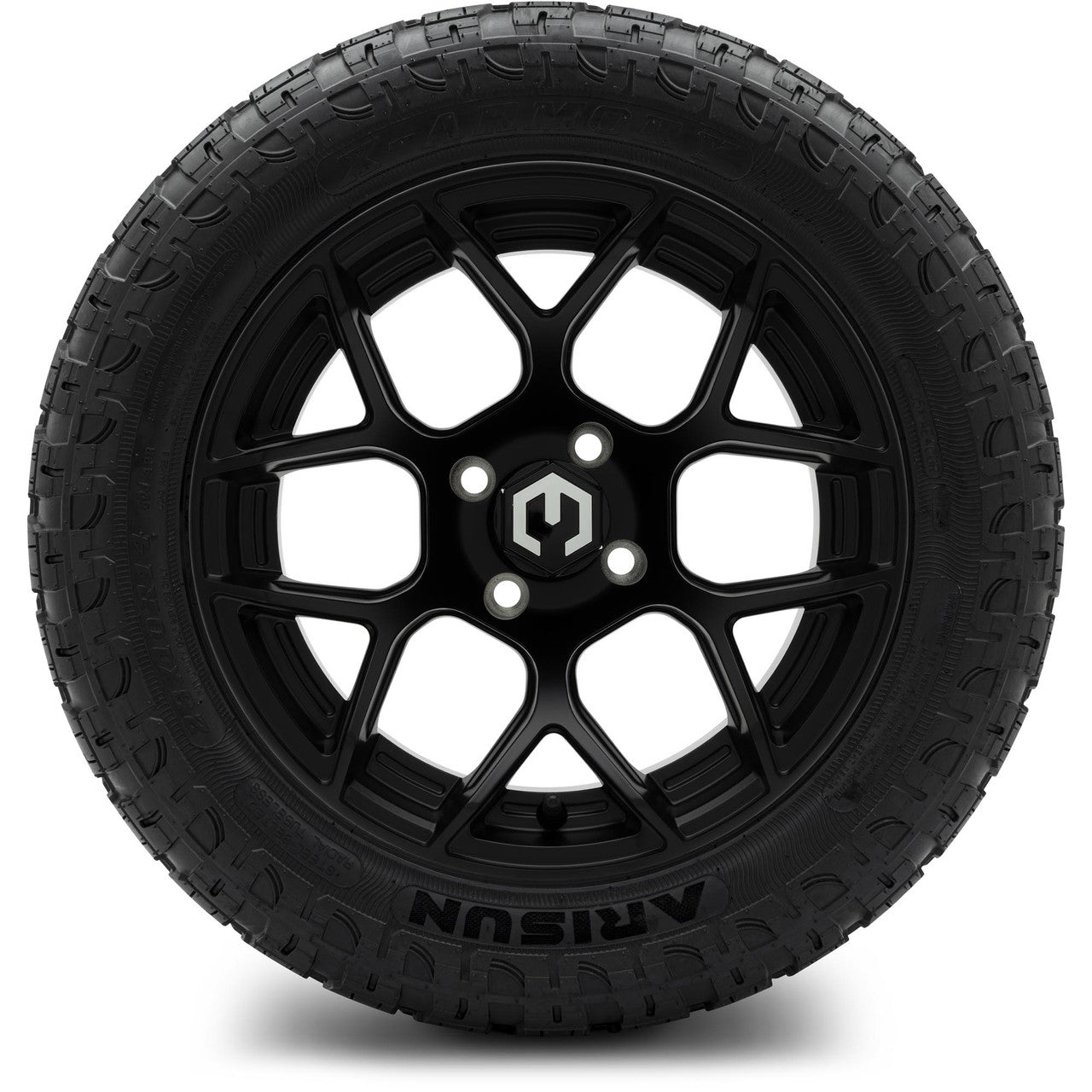 MODZ® 14" Renegade Matte Black Wheels & Off-Road Tires Combo (Arisun X-Armory All-Terrain 23x10-14 Radial)