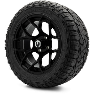 MODZ® 14" Renegade Matte Black Wheels & Off-Road Tires Combo (Xcomp Gladiator 23-10-14 Radial)