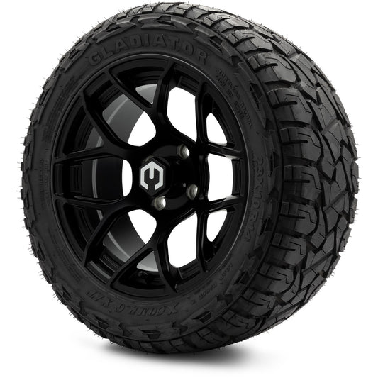 MODZ® 14" Renegade Matte Black Wheels & Off-Road Tires Combo (Xcomp Gladiator 23-10-14 Radial)