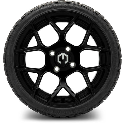 MODZ® 14" Renegade Matte Black Wheels & Off-Road Tires Combo (Xcomp Gladiator 23-10-14 Radial)