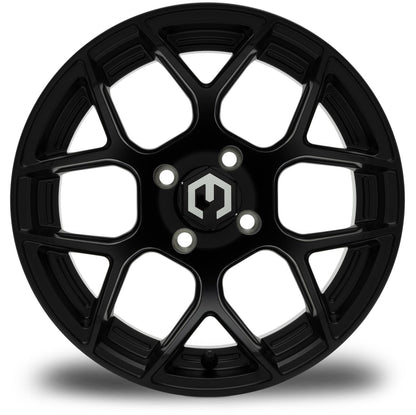 MODZ® 14" Renegade Matte Black Wheels & Street Tires Combo (Arisun X-Sport 205/30-14)