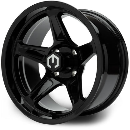 MODZ® 14" Drift Glossy Black Wheels & Off-Road Tires Combo (MODZ Gripz 23x10-14)