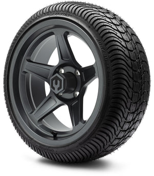 MODZ® 14" Drift Gunmetal Wheels & Street Tires Combo (Arisun Cruze 205/30-14)