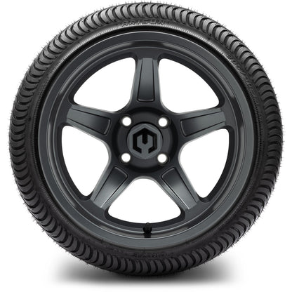 MODZ® 14" Drift Gunmetal Wheels & Street Tires Combo (Arisun Cruze 205/30-14)