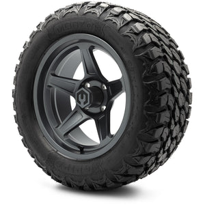 MODZ® 14" Drift Gunmetal Wheels & Off-Road Tires Combo (MODZ Gripz 23x10-14)