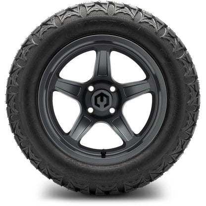 MODZ® 14" Drift Gunmetal Wheels & Off-Road Tires Combo (Xcomp Gladiator 23-10-14 Radial)