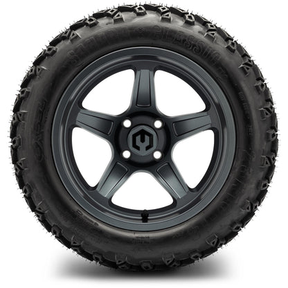 MODZ® 14" Drift Gunmetal Wheels & Off-Road Tires Combo (Arisun X-Armory All-Terrain 23x10-14 Radial)