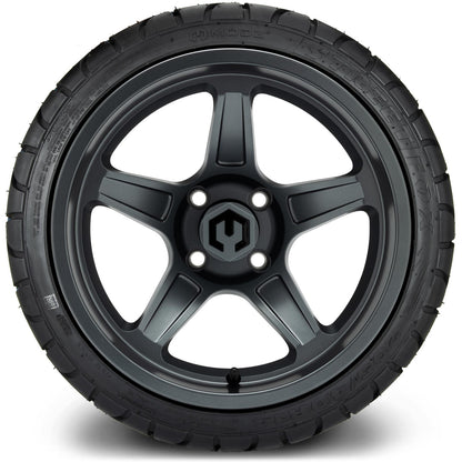 MODZ® 14" Drift Gunmetal Wheels & Street Tires Combo (MODZ Street Fox Radial 205/40-14)