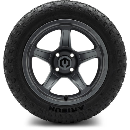 MODZ® 14" Drift Gunmetal Wheels & Off-Road Tires Combo (Arisun X-Trail All-Terrain 23x10-14)