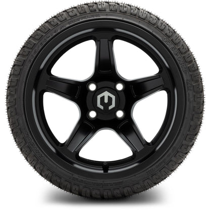 MODZ® 14" Drift Matte Black Wheels & Street Tires Combo (MODZ Street Fox Radial 23x10-14)