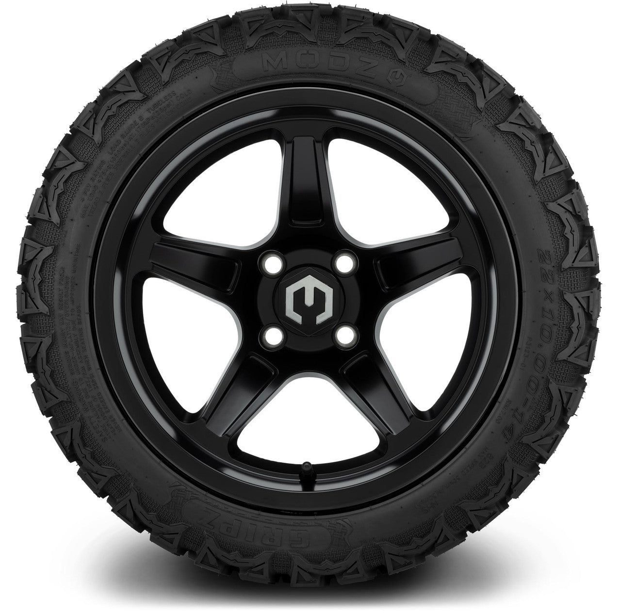 MODZ® 14" Drift Matte Black Wheels & Off-Road Tires Combo (Arisun X-Armory All-Terrain 23x10-14 Radial)