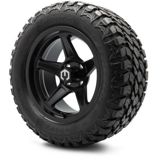 MODZ® 14" Drift Matte Black Wheels & Off-Road Tires Combo (MODZ Gripz 23x10-14)
