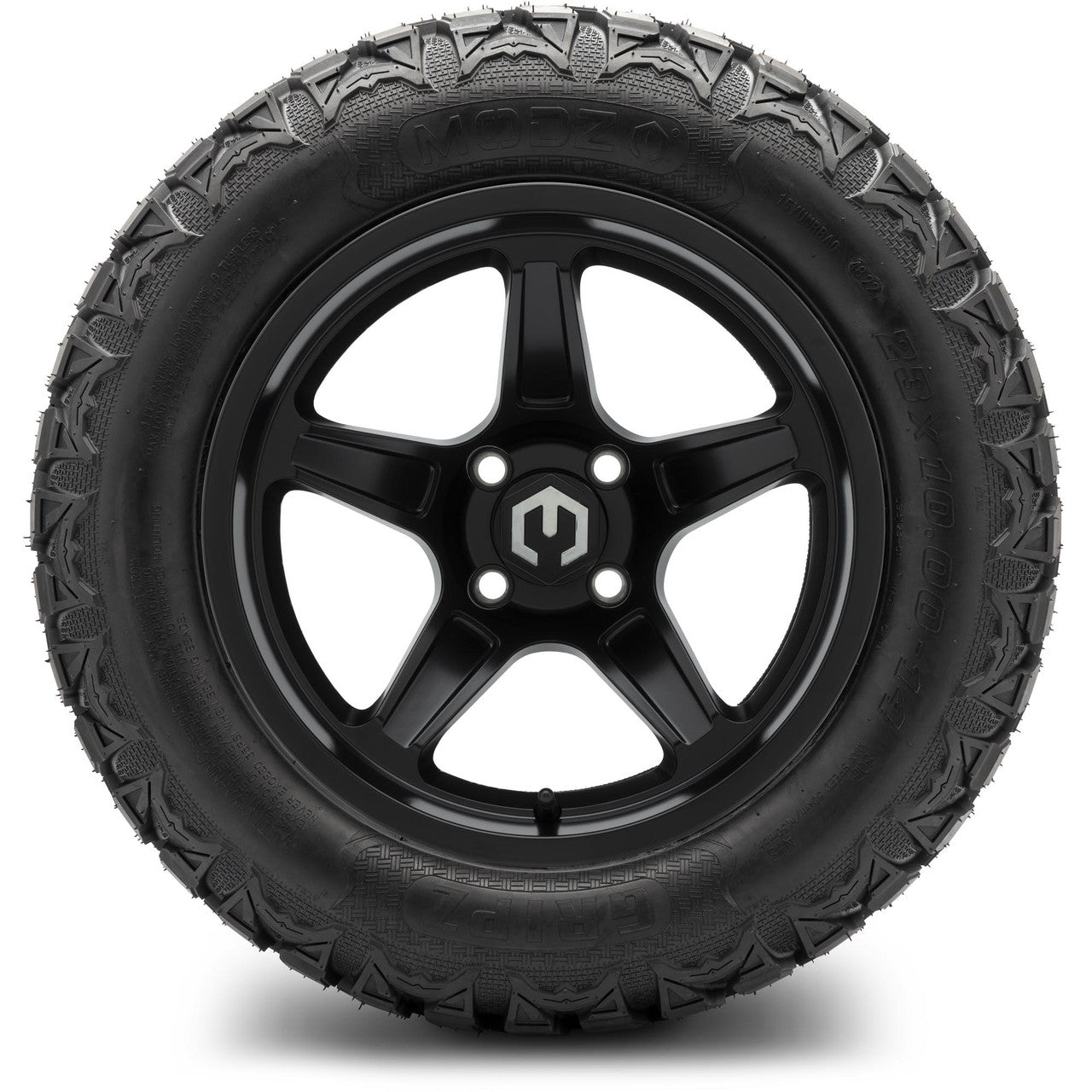 MODZ® 14" Drift Matte Black Wheels & Off-Road Tires Combo (Xcomp Gladiator 23-10-14 Radial)