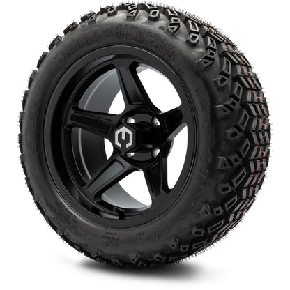 MODZ® 14" Drift Matte Black Wheels & Off-Road Tires Combo (Xcomp Gladiator 23-10-14 Radial)