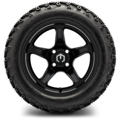 MODZ® 14" Drift Matte Black Wheels & Off-Road Tires Combo (Arisun X-Armory All-Terrain 23x10-14 Radial)
