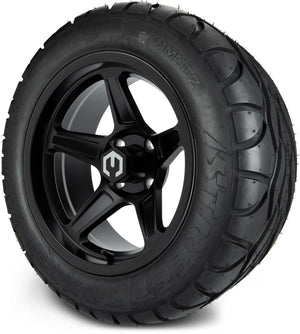 MODZ® 14" Drift Matte Black Wheels & Street Tires Combo (MODZ Street Fox Radial 23x10-14)
