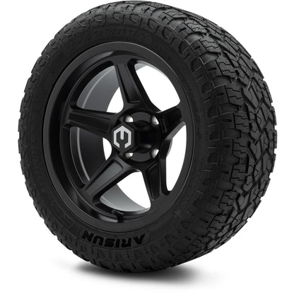 MODZ® 14" Drift Matte Black Wheels & Off-Road Tires Combo (Xcomp Gladiator 23-10-14 Radial)