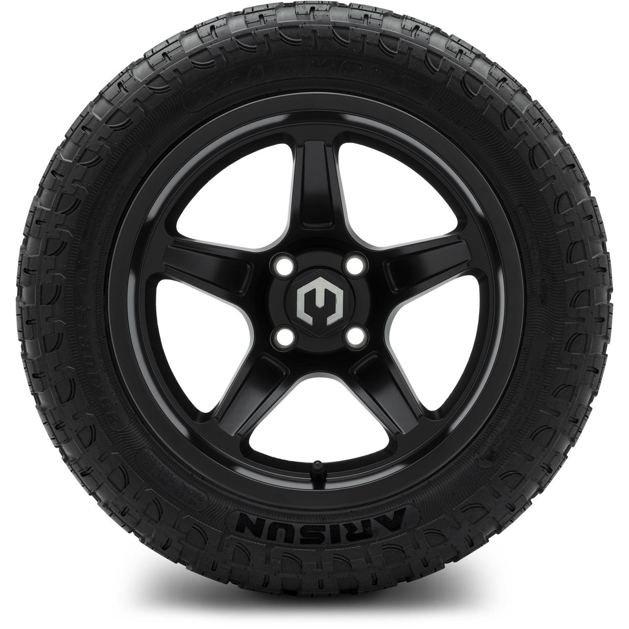 MODZ® 14" Drift Matte Black Wheels & Off-Road Tires Combo (Xcomp Gladiator 23-10-14 Radial)