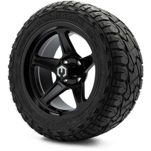 MODZ® 14" Drift Matte Black Wheels & Off-Road Tires Combo (Xcomp Gladiator 23-10-14 Radial)