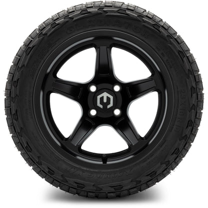 MODZ® 14" Drift Matte Black Wheels & Off-Road Tires Combo (Arisun X-Trail All-Terrain 23x10-14)
