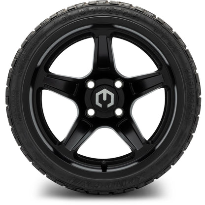 MODZ® 14" Drift Matte Black Wheels & Off-Road Tires Combo (Xcomp Gladiator 23-10-14 Radial)
