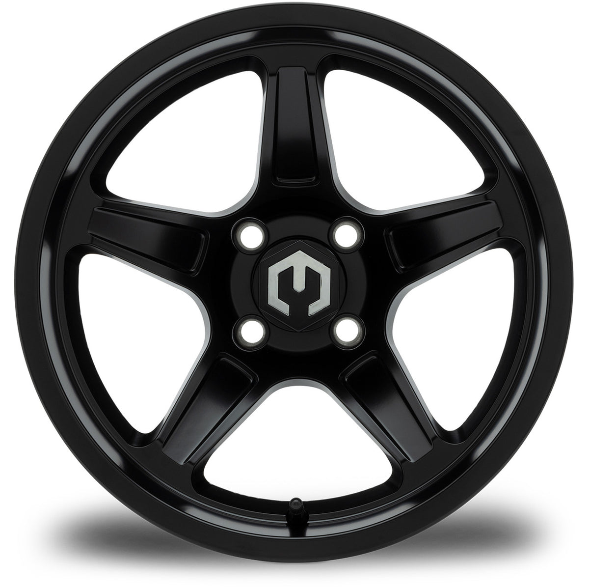 MODZ® 14" Drift Matte Black Wheels & Street Tires Combo (MODZ Street Fox Radial 205/40-14)